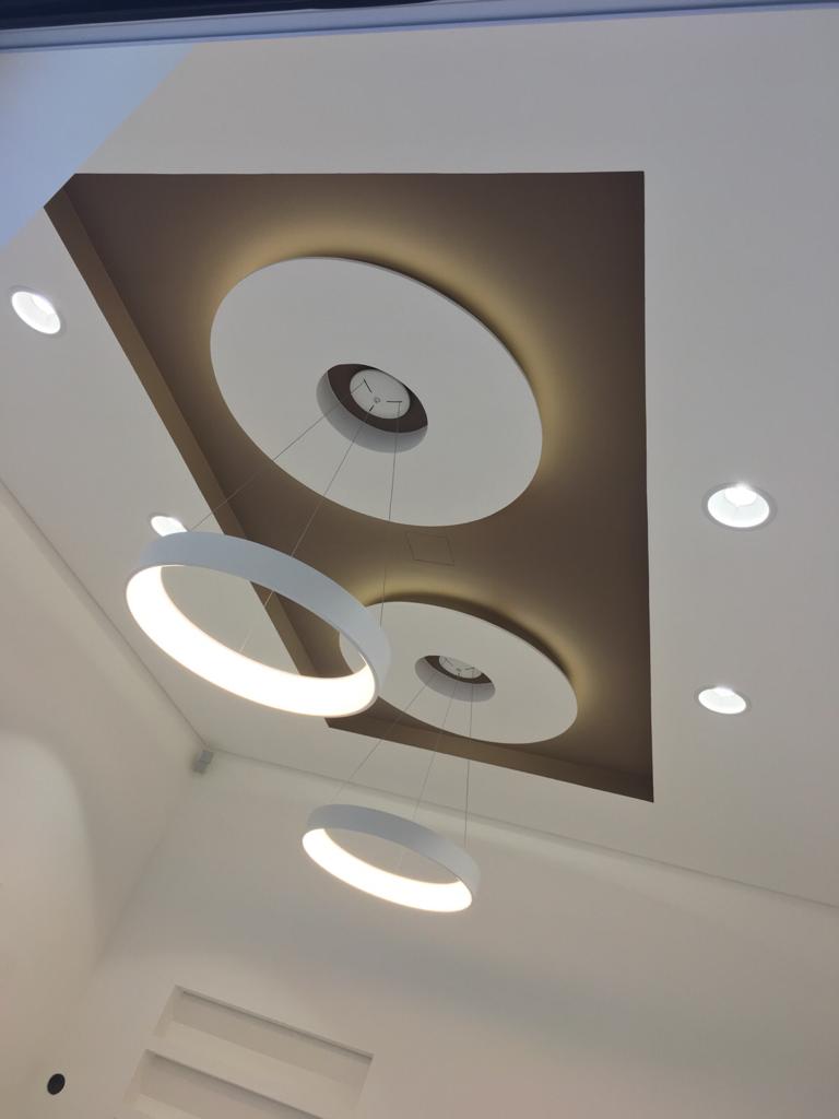 Deckendetail im Salon